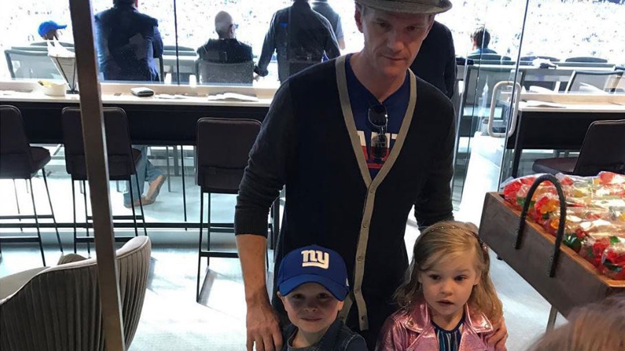 Neil Patrick Harris Takes His Adorable Twins to Their First Football