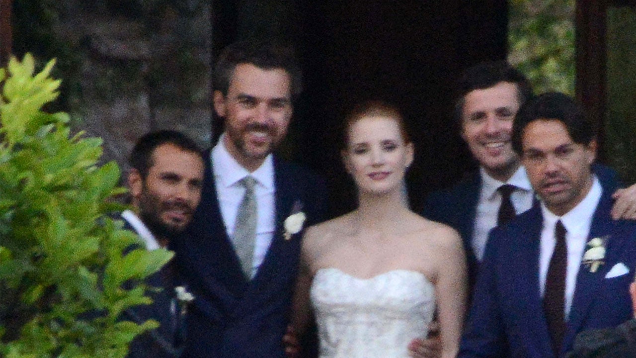 jessica chastain wedding dress designer Inside Jessica Chastain's Wedding in Italy