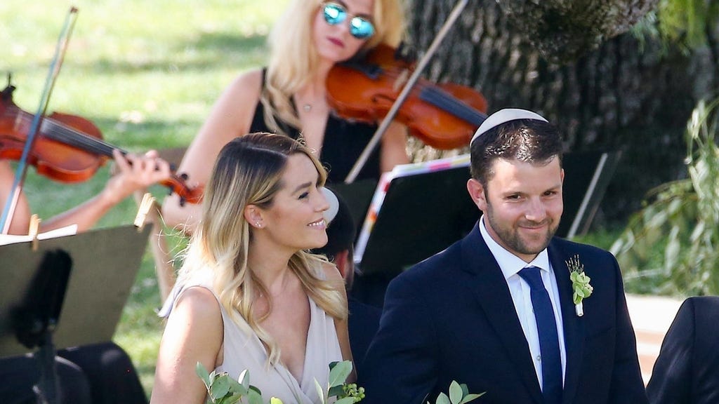 Lauren Conrad is a bridesmaid at Cassandra Herschenfeld's wedding 