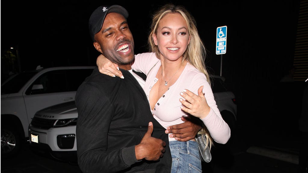 Corinne Olympios and DeMario Jackson in Hollywood