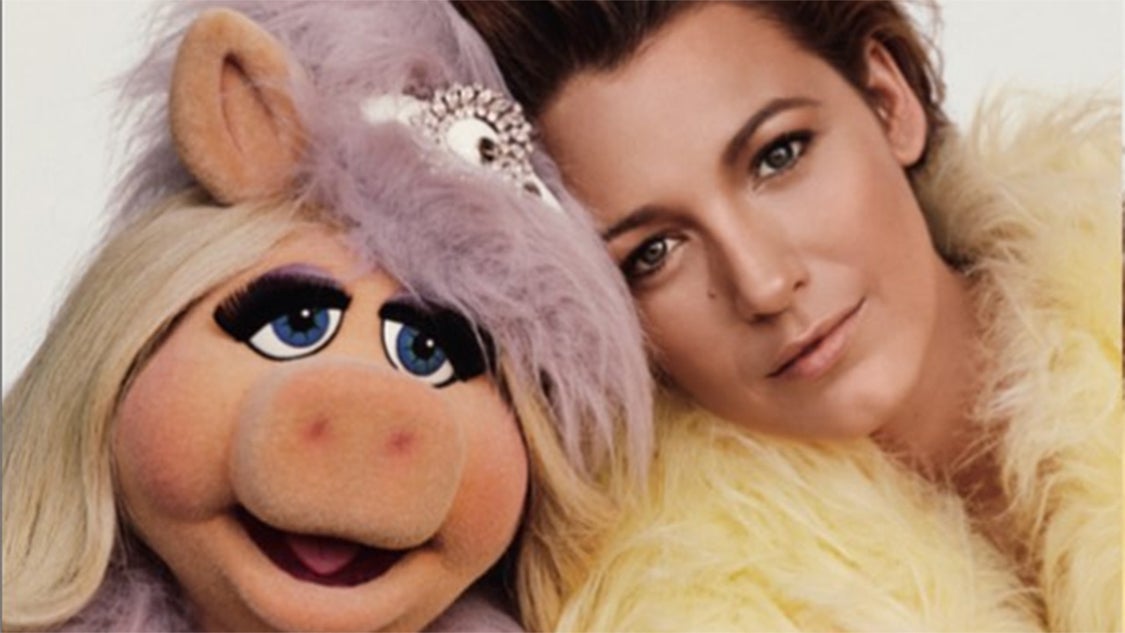 Blake Lively and Miss Piggy for 'Love'