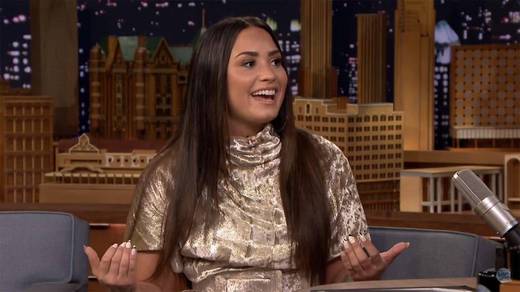 Demi Lovato on 'Tonight Show'