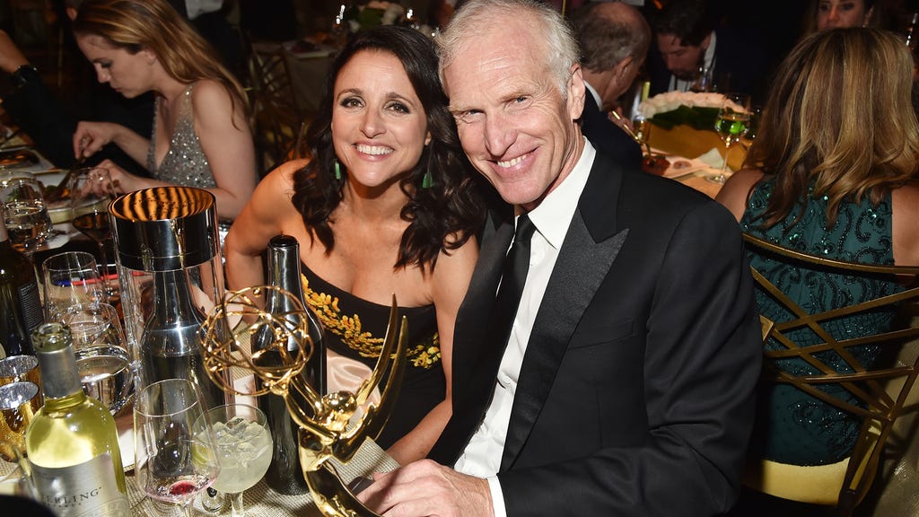 Julia Louis-Dreyfus and Brad Hall