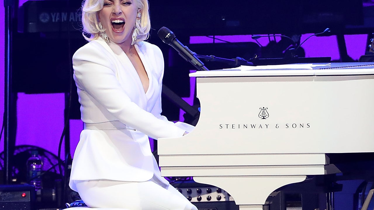 Lady Gaga at Deep From the Heart concert