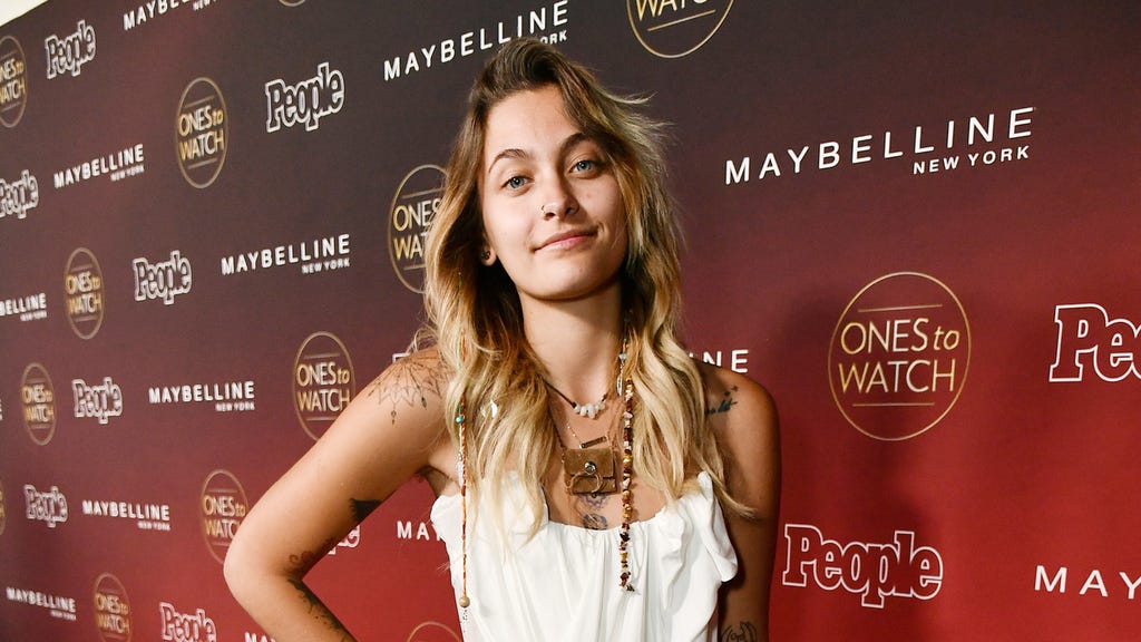 Paris Jackson at People event in october 2017