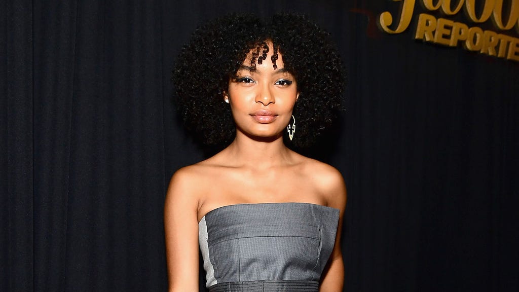 Yara Shahidi at THR party