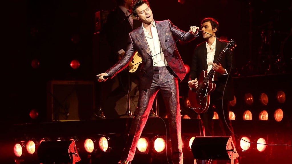 Harry Styles performs