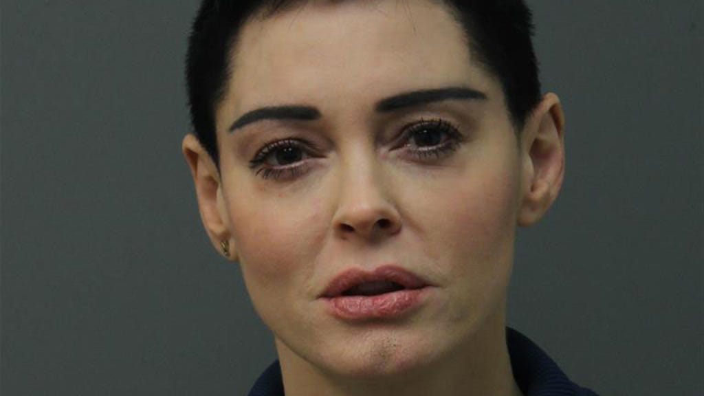 Rose McGowan booking photo