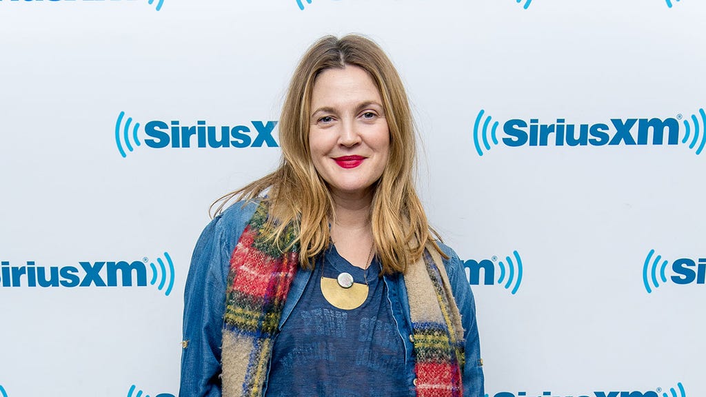 Drew Barrymore at Sirius XM