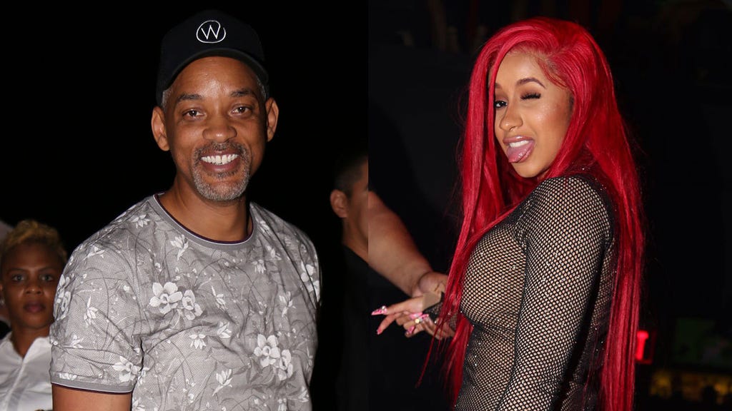 Will Smith, Cardi B at Art Basel