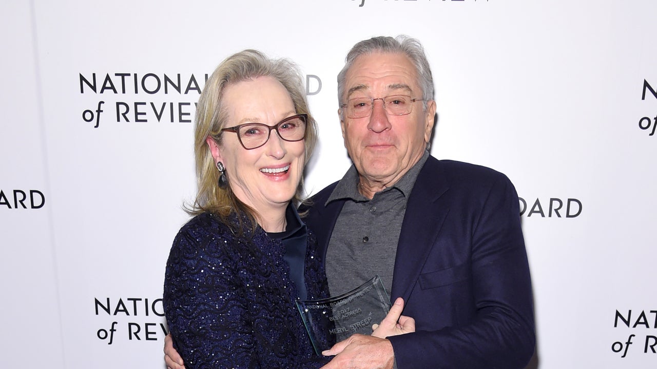 Meryl Streep Kisses Robert De Niro After He Delivers Moving Speech in Praise of the Actress | Entertainment Tonight