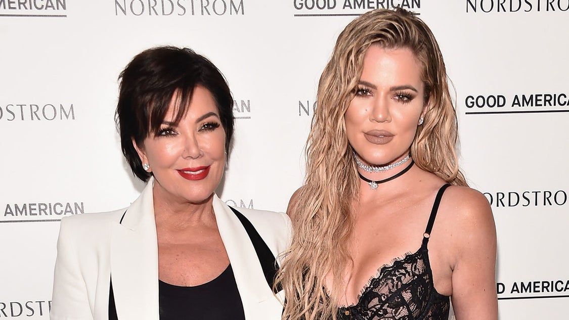Kris Jenner and Khloe Kardashian at Good American Launch Event at Nordstrom at the Grove 