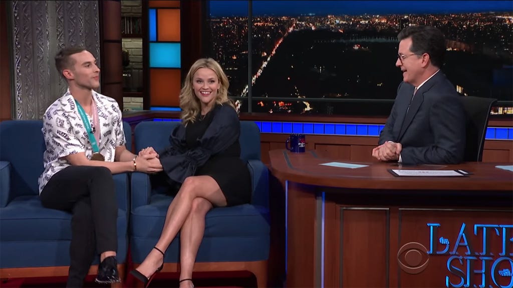 Adam Rippon and Reese Witherspoon