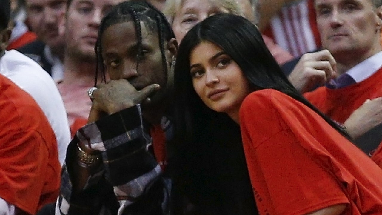 Kylie Jenner and Travis Scott Show Sweet PDA at a Birthday Dinner for
