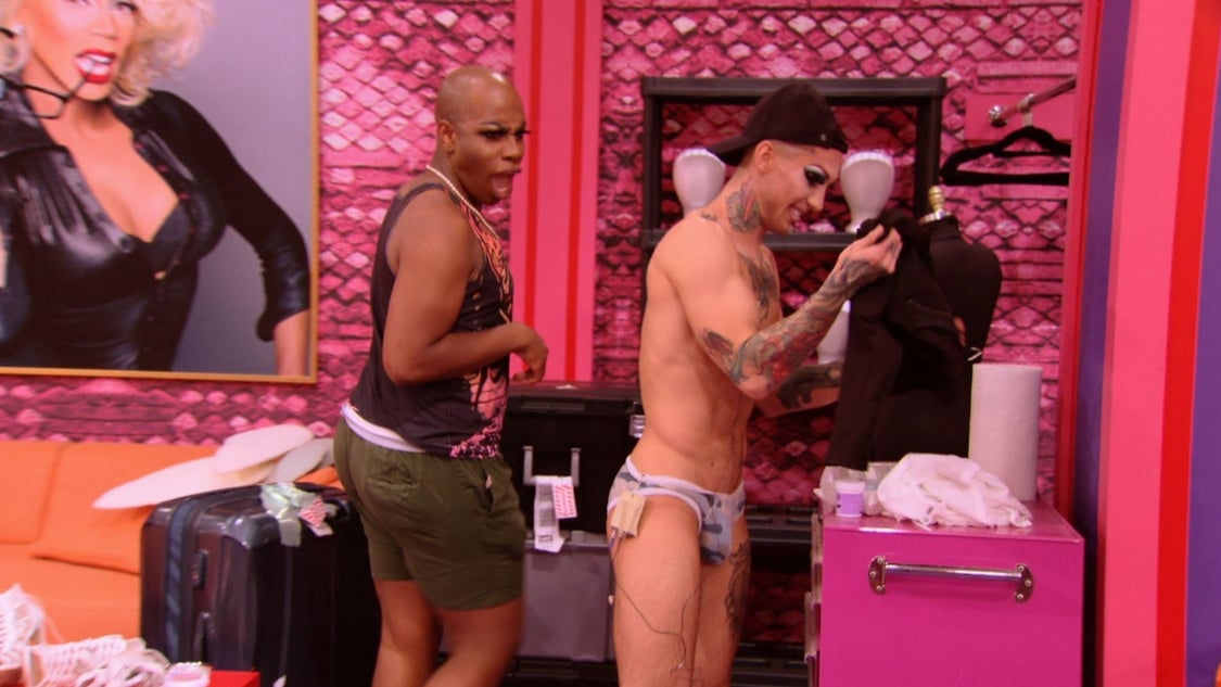 Kameron Michaels makes jaws drop in the workroom on 'RuPaul's Drag Race' season 10.