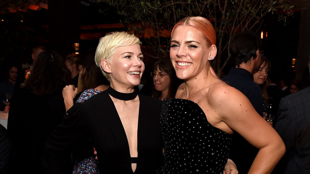 Michelle Williams and Busy Philipps