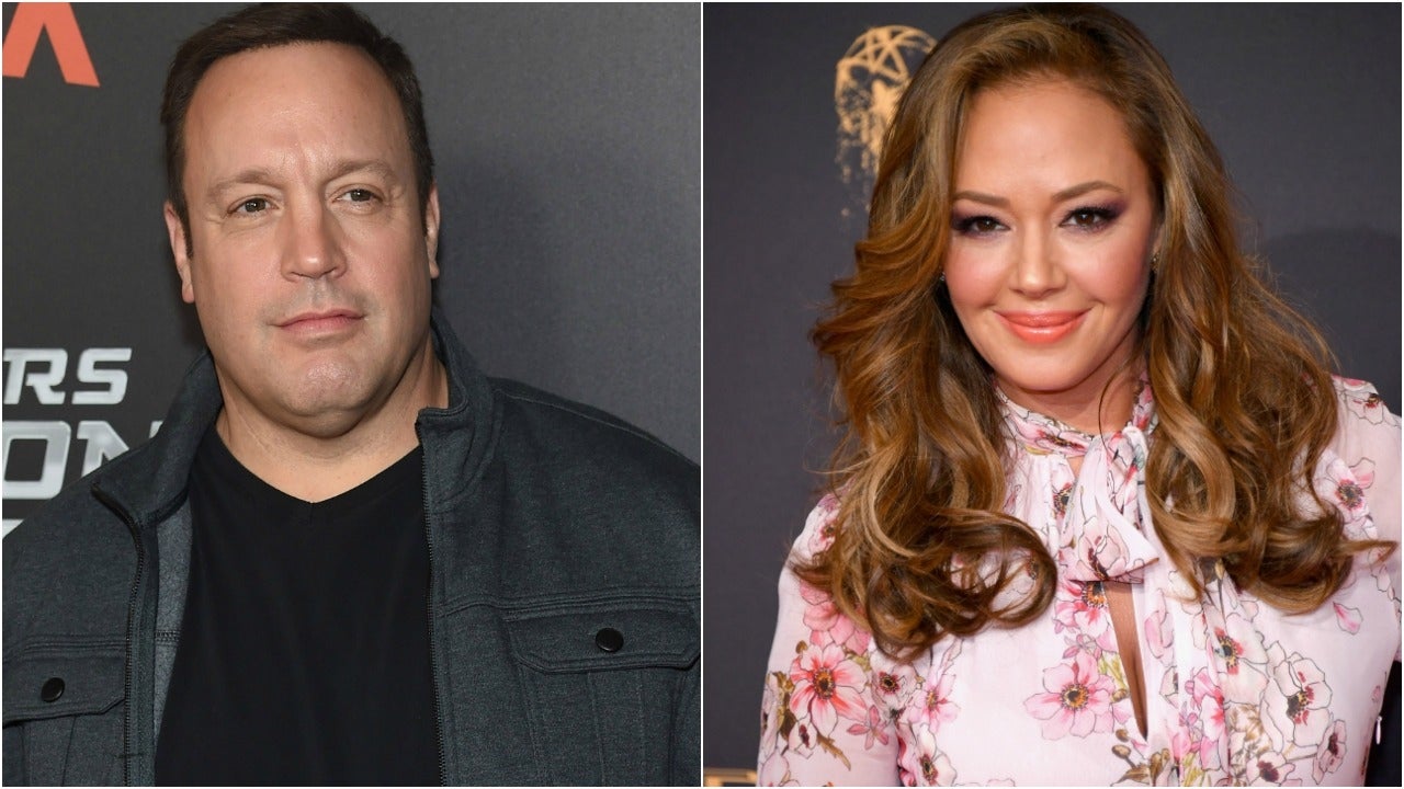 Kevin James and Leah Remini