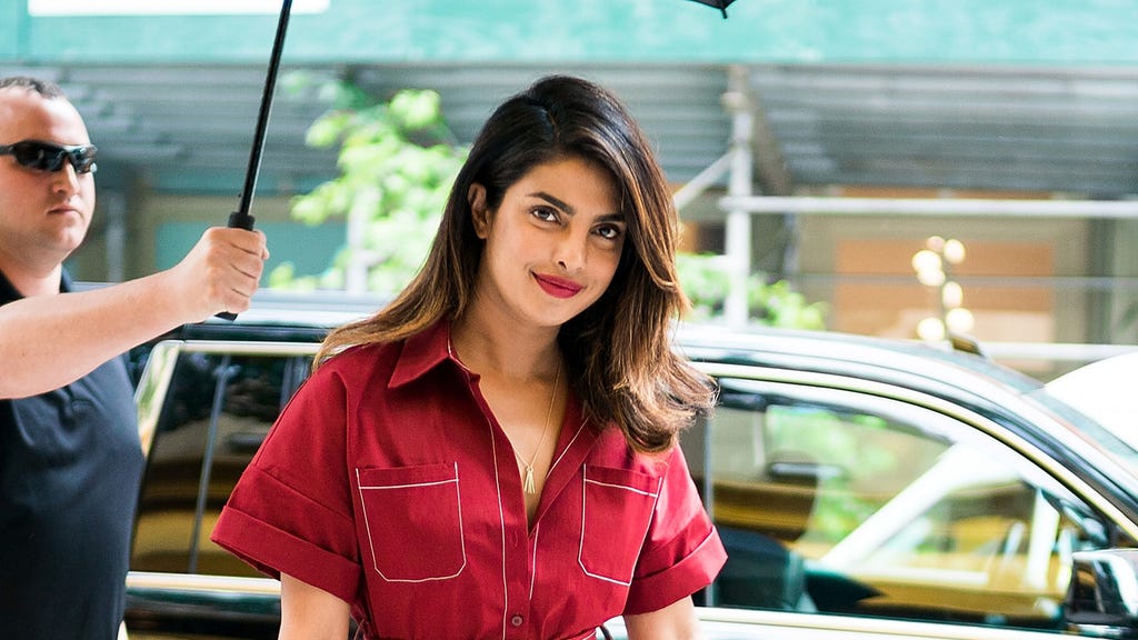 Priyanka Chopra DVF dress