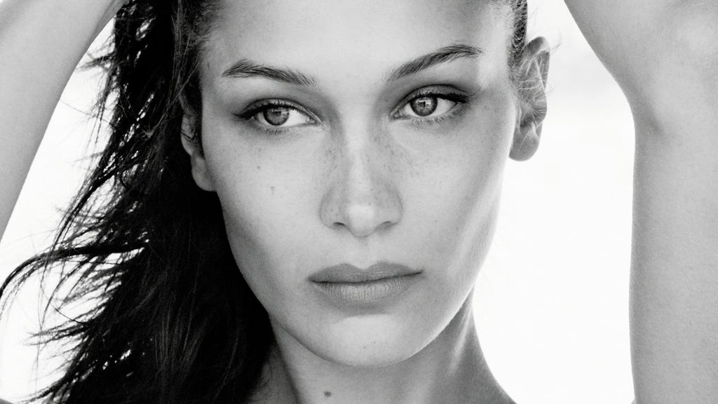 Bella Hadid Allure cover shoot