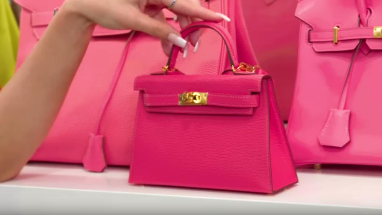 Take a sneak peek inside Kylie Jenner's handbag closet