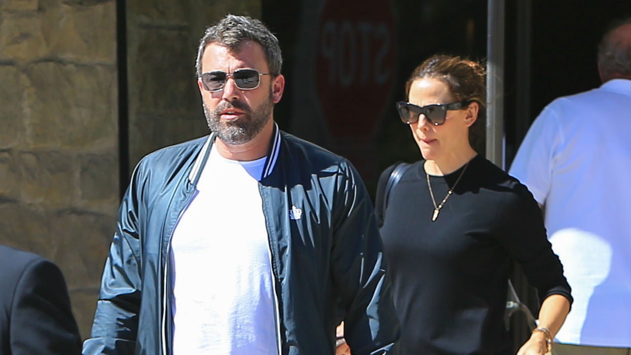 Ben Affleck Attends Church With Jennifer Garner and Their Kids After