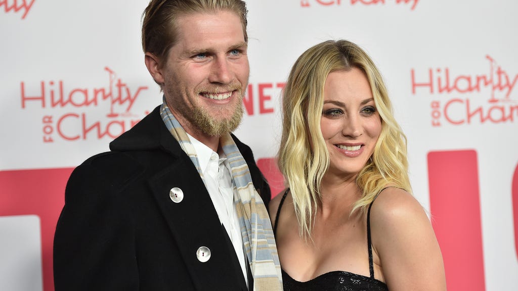 Karl Cook and Kaley Cuoco