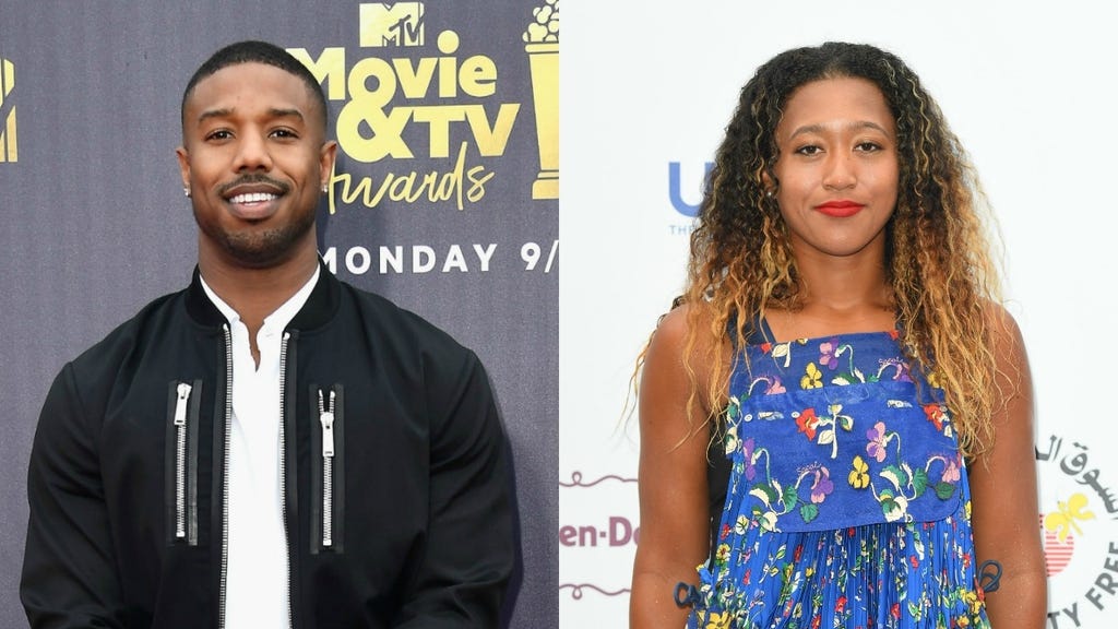 Michael B Jordan Naomi Osaka
