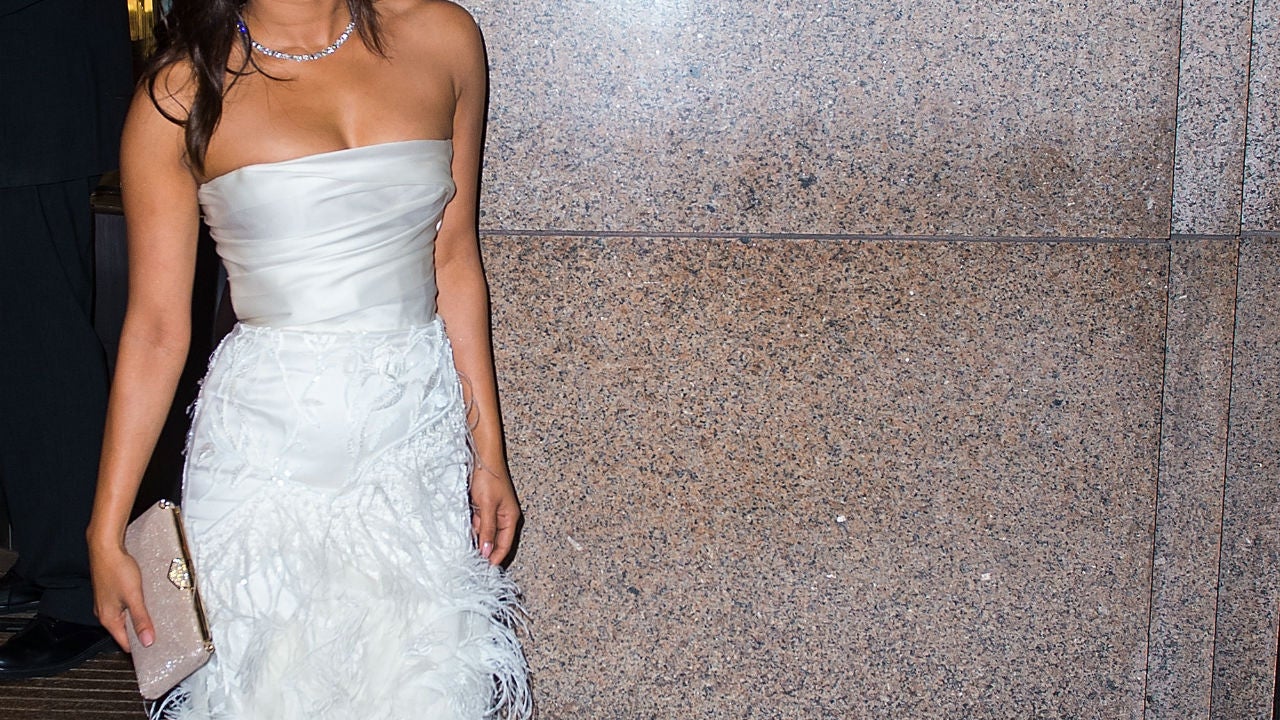 priyanka chopra bridal shower dress Priyanka Chopra stuns in strapless dress at her Tiffany's bridal shower  ahead of Nick Jonas wedding