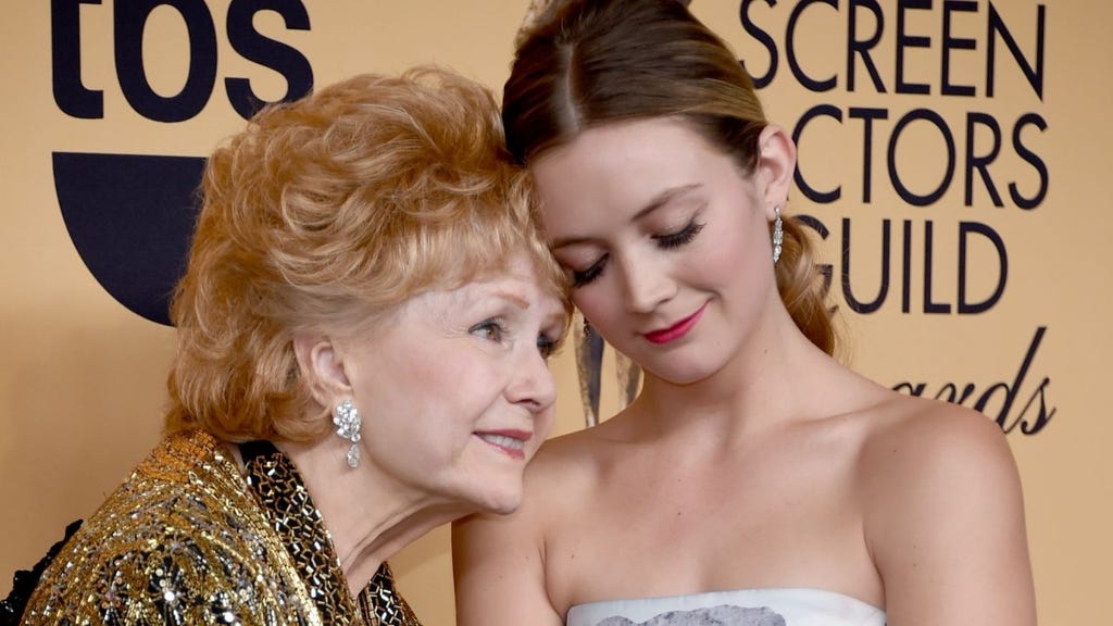 Billie Lourd and Debbie Reynolds