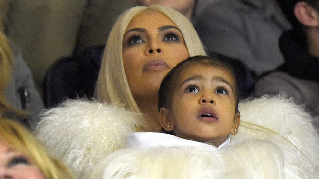 Kim Kardashian and North West