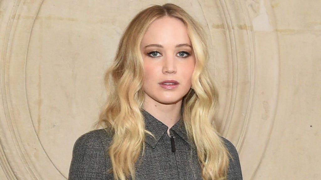 Jennifer Lawrence at Christian Dior fashion show