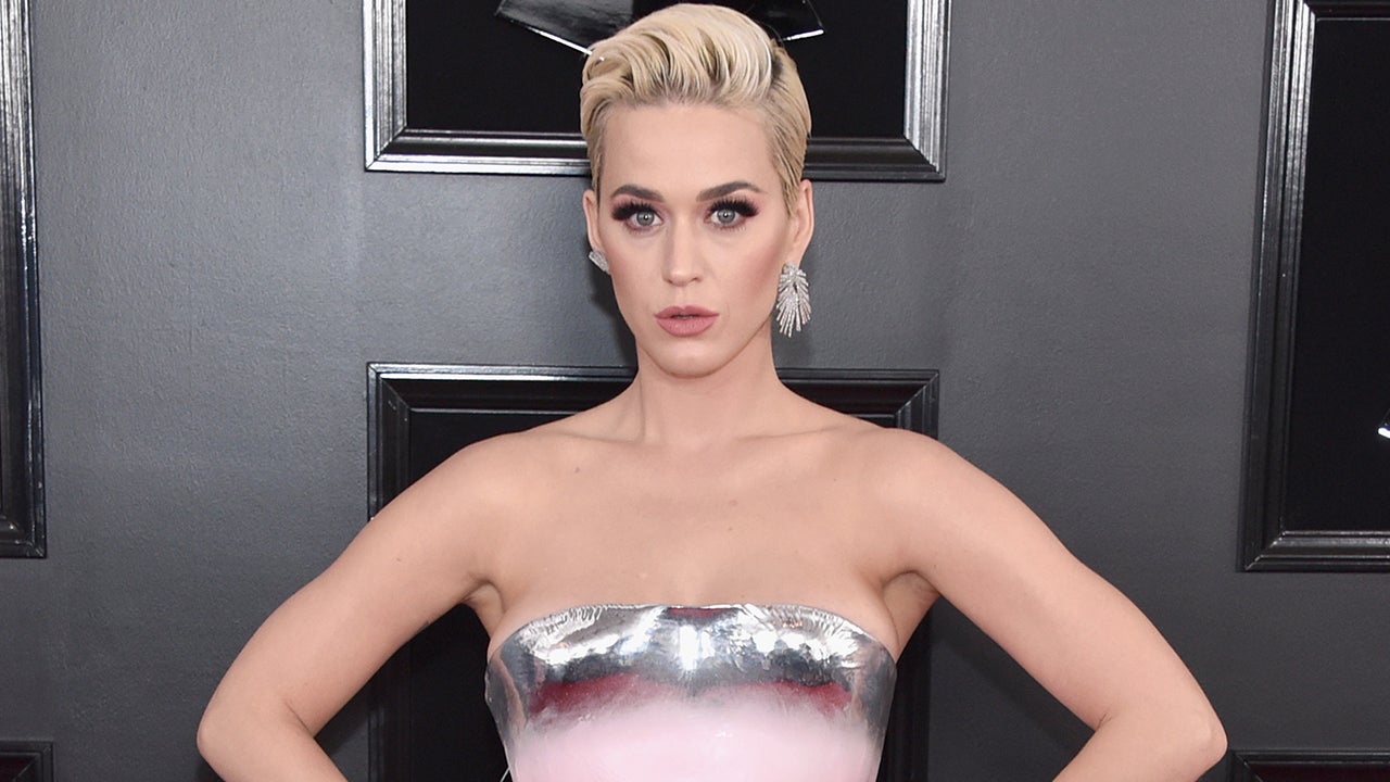 Katy Perry Is Pretty in Voluminous Pink Dress at 2019 GRAMMYs ...