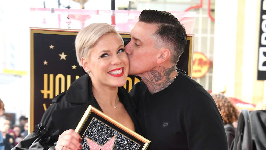 Pink and Carey Hart