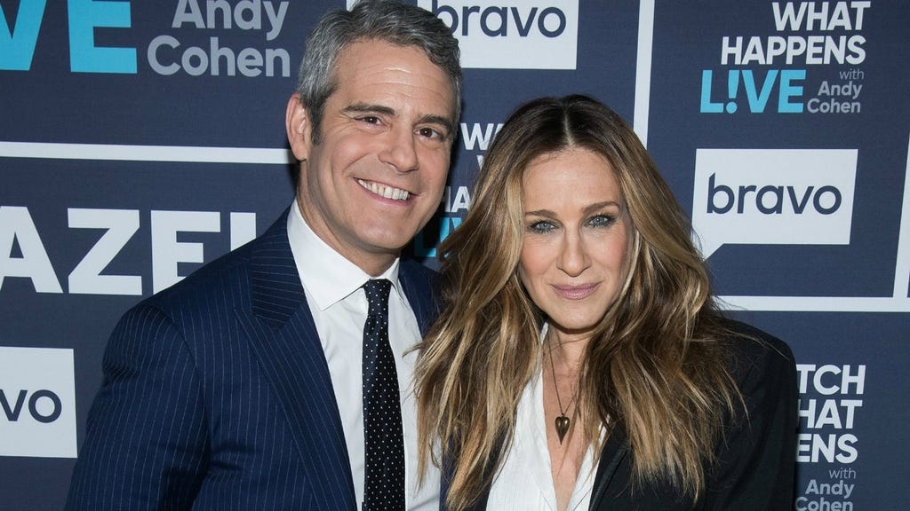 Andy Cohen and Sarah Jessica Parker