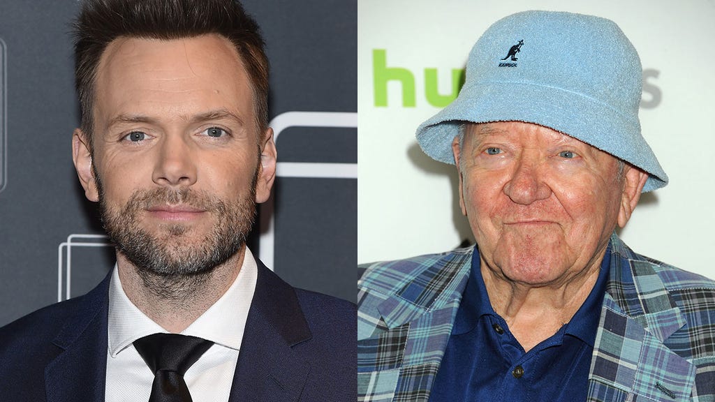 Joel McHale and Richard Erdman