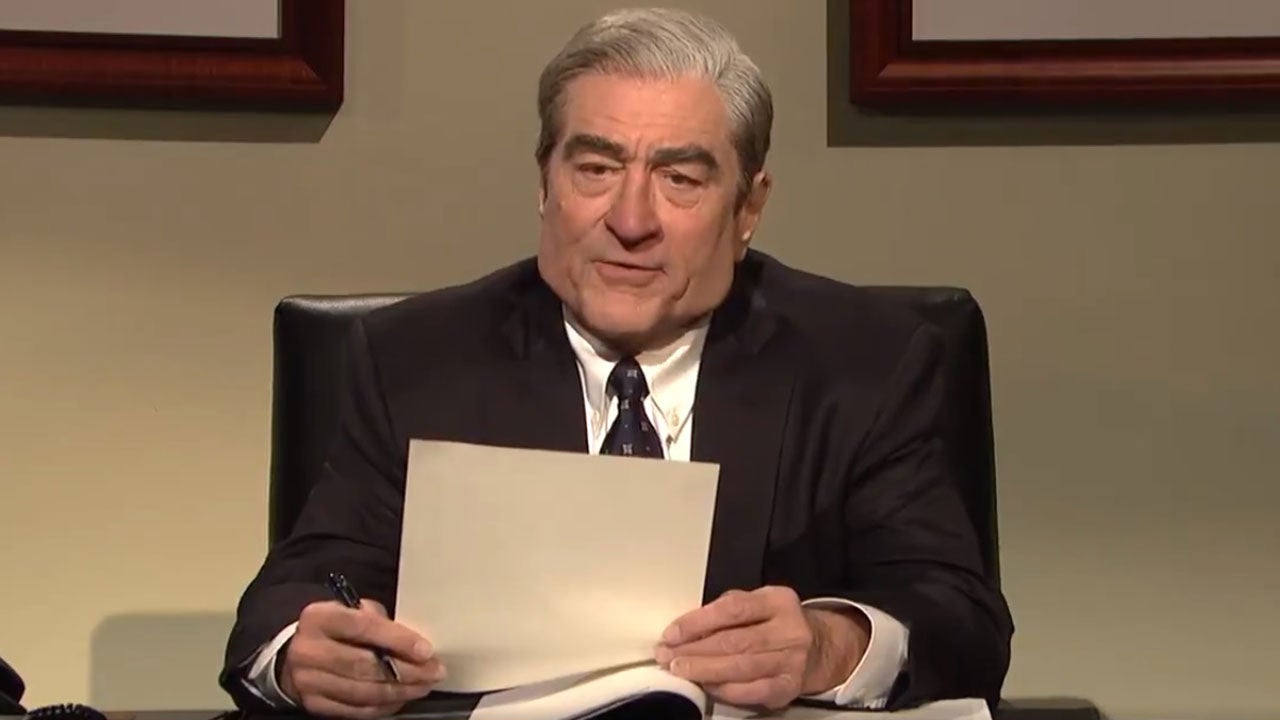 Robert De Niro as Robert Mueller on 'Saturday Night Live'