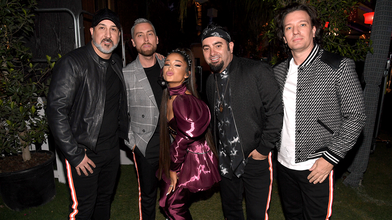 Ariana Grande and NSYNC at coachella