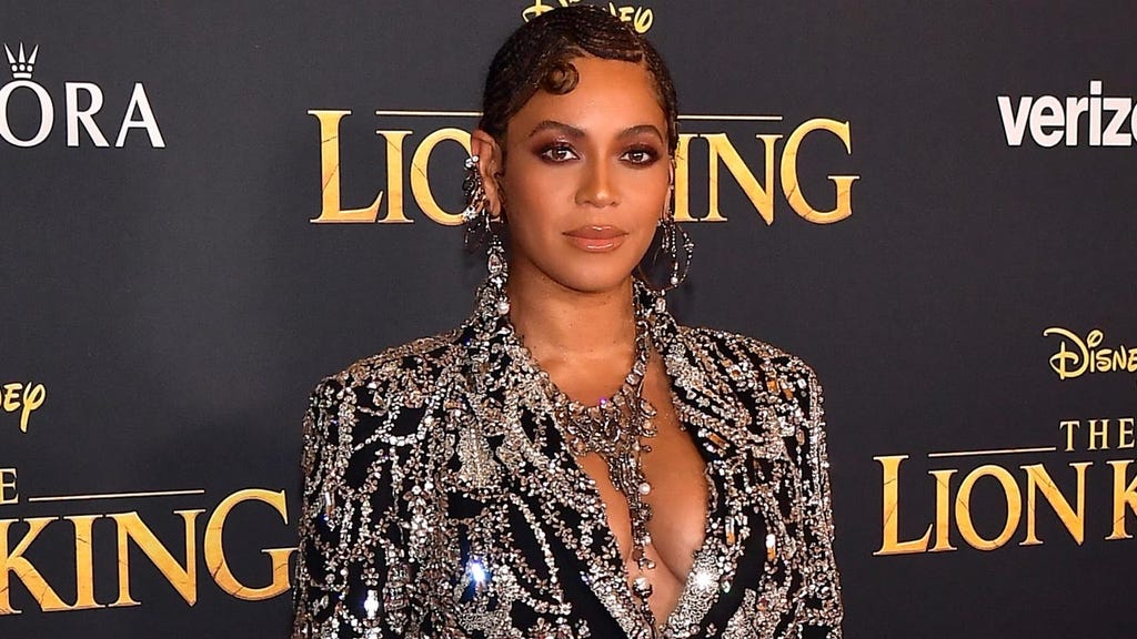 Beyonce at Lion King premiere