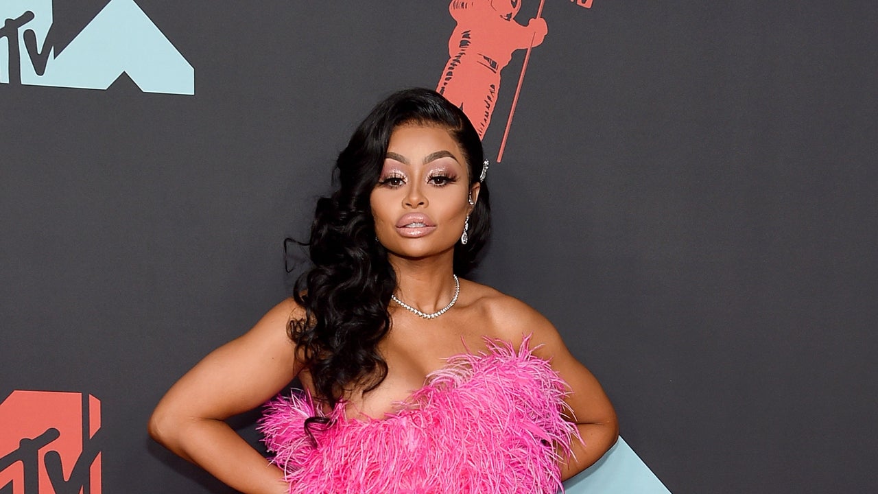 blac chyna pink dress Blac Chyna Wow's in Fashion Nova Black Ruched Mesh Maxi Dress