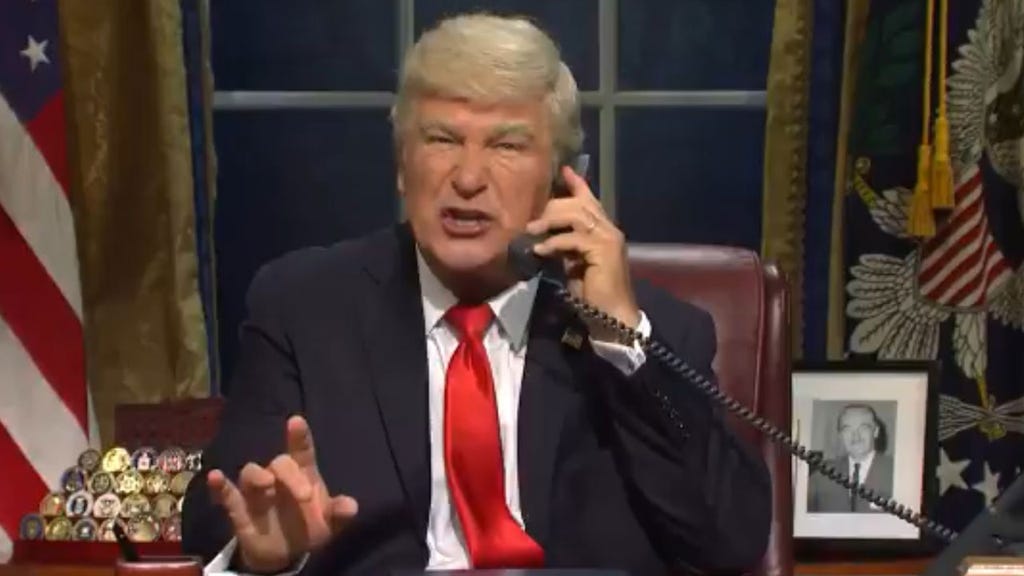 Alec Baldwin as Donald Trump on 'SNL'