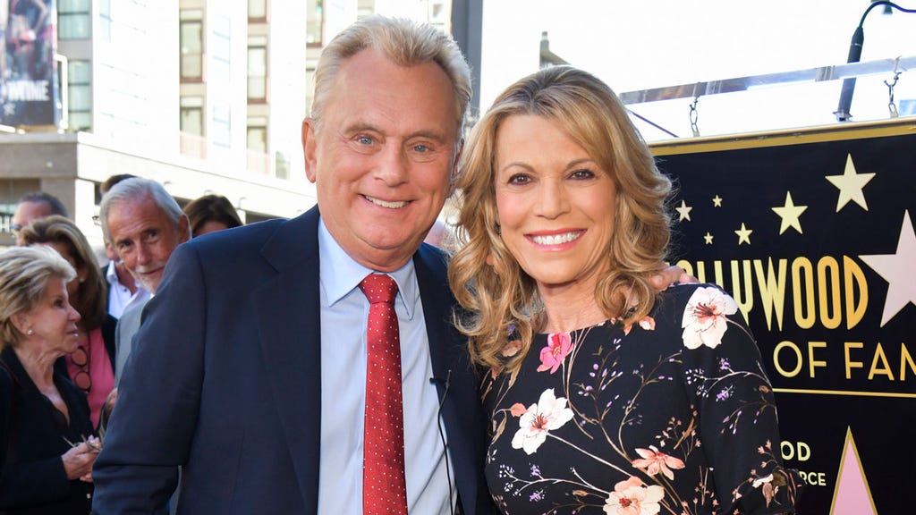 Pat Sajak and Vanna White 