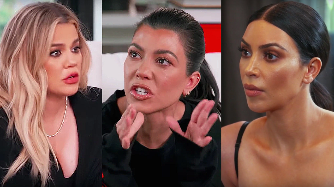 Kim and Khloe Kardashian React to Kourtney Wanting to Leave 'KUWTK' (Exclusive) | Entertainment Tonight