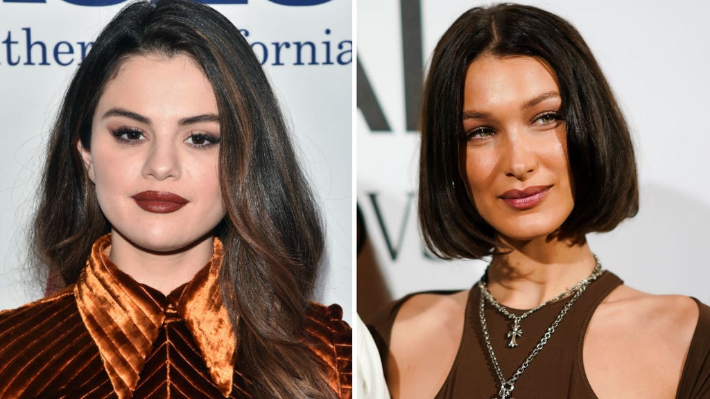 Selena Gomez and Bella Hadid