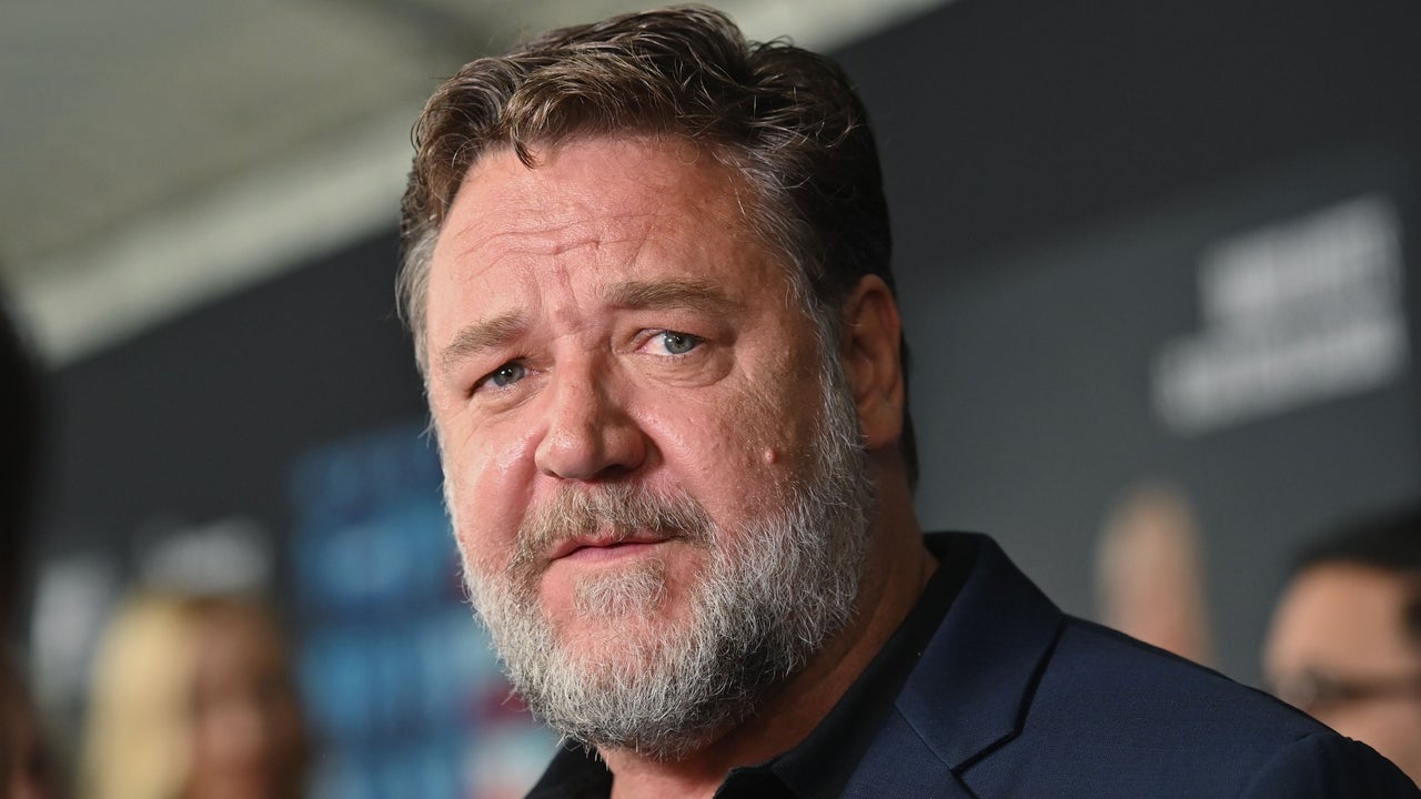 russell crowe at the loudest voice premiere
