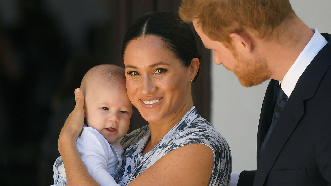 meghan markle, prince harry and son archie