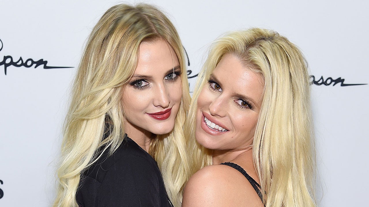 Jessica Simpson and Sister Ashlee's Daughters Twin in Matching Flower