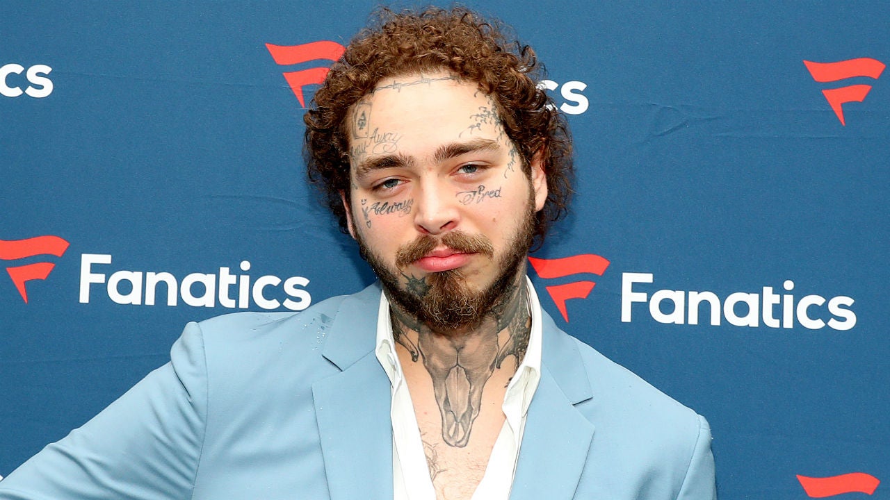 Post Malone Reveals Why He Has So Many Facial Tattoos | Entertainment ...