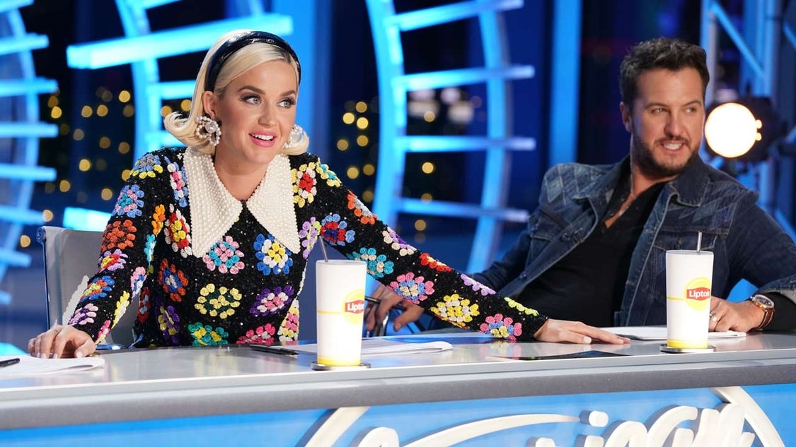 Katy Perry and Luke Bryan on 'American Idol'