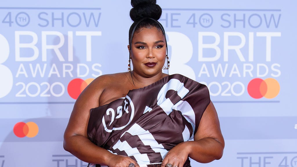 Lizzo at the 2020 Brits 1280