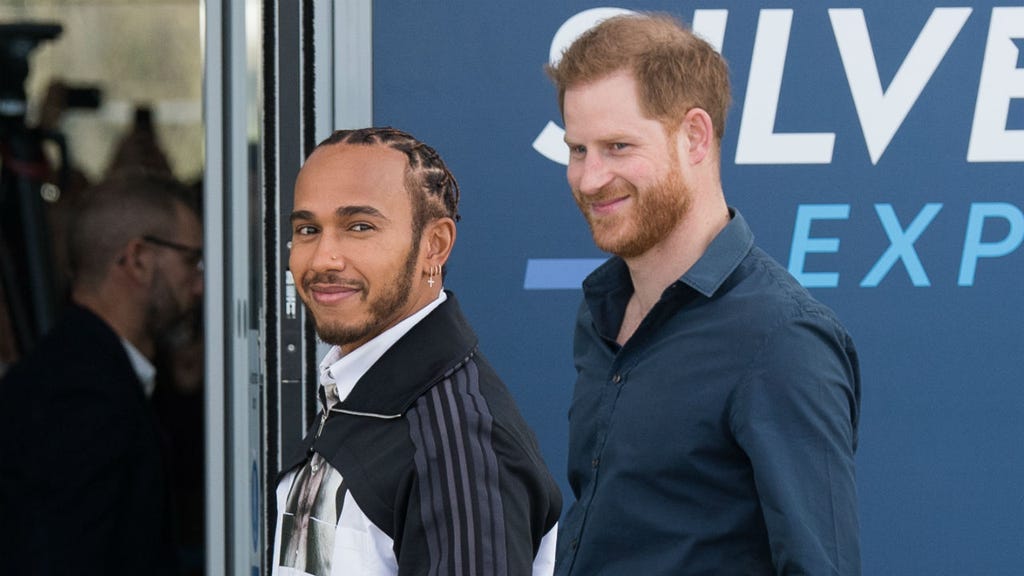 Lewis Hamilton and Prince Harry